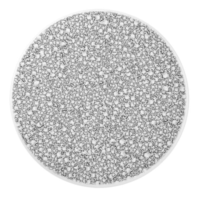 Diamonds Glitter Ceramic Knob (Front)