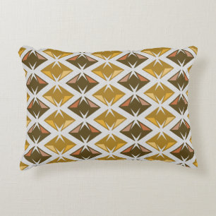 Diamonds Golden Graphical Gems on any Colour Decorative Cushion