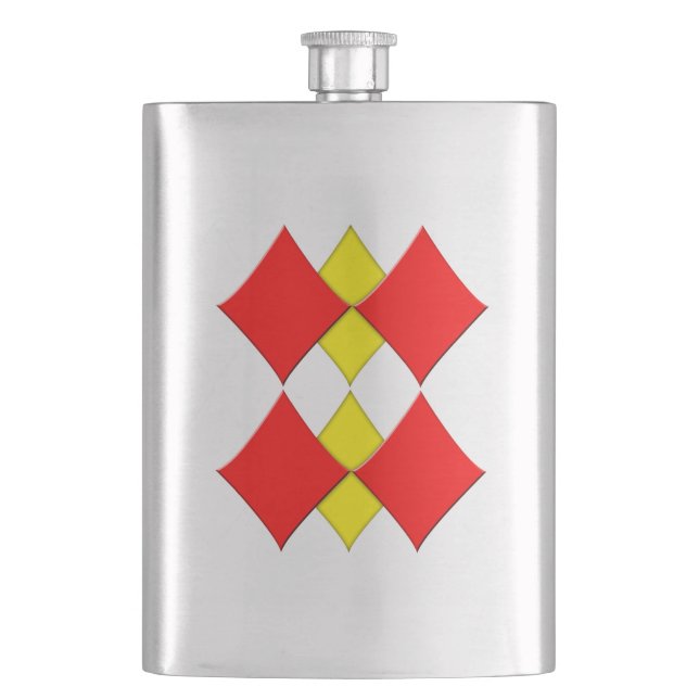 Diamonds Hip Flask (Front)