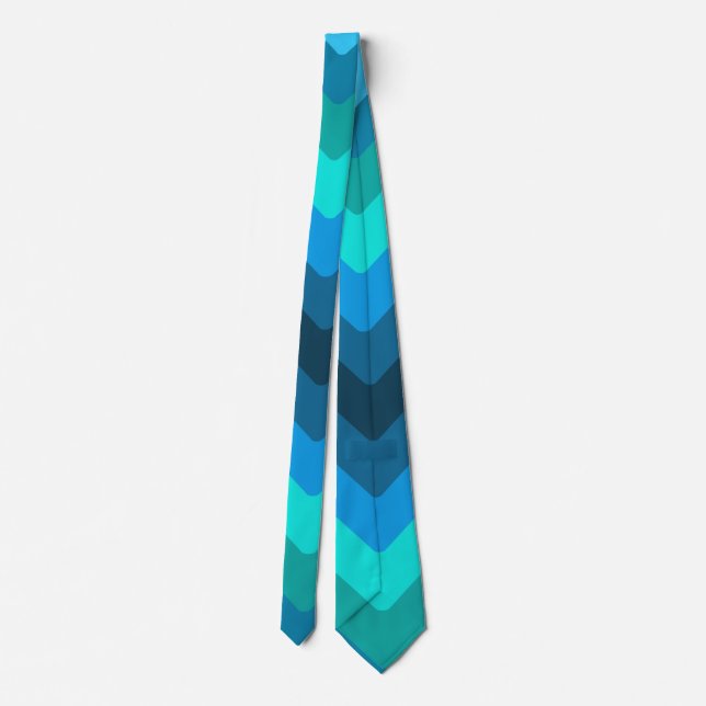 Diamonds in the Sea (Geometric Pattern) Tie (Back)