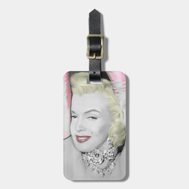 Diamonds Luggage Tag (Front Vertical)