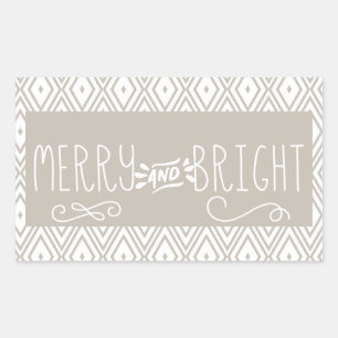 Diamonds Merry and Bright Sticker