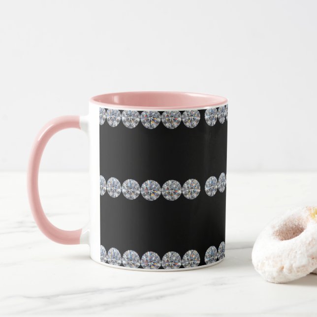 Diamonds Mug (With Donut)