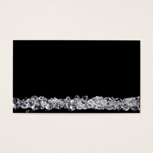 Diamonds on black background (Front)