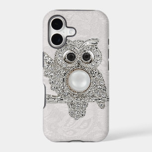 Diamonds Owl & Paisley Lace printed IMAGE