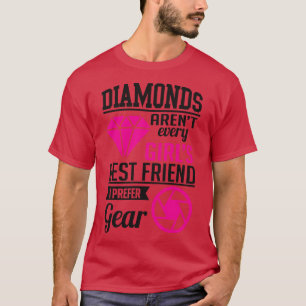 Diamonds photographer gear T-Shirt