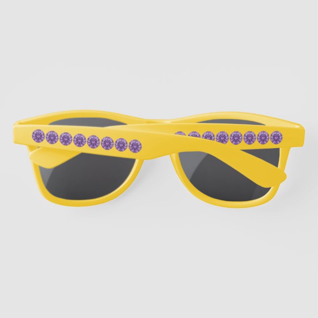 Diamonds Plastic Sunglasses (Back)