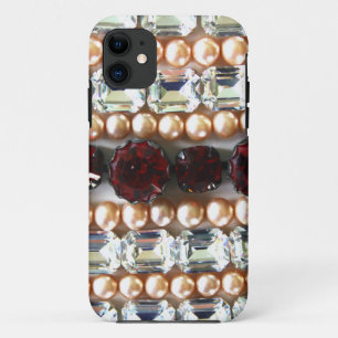 Diamonds rubies pearls Case-Mate iPhone case