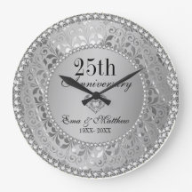 Diamonds & Silver 25th Wedding Anniversary