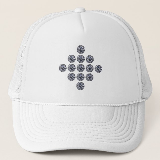 Diamonds Trucker Hat (Front)