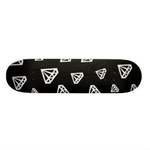 diamonds white skateboard