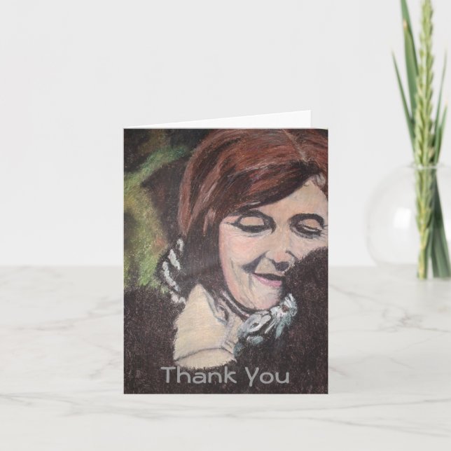 Dian Fossey Thank You - Customised Card (Front)