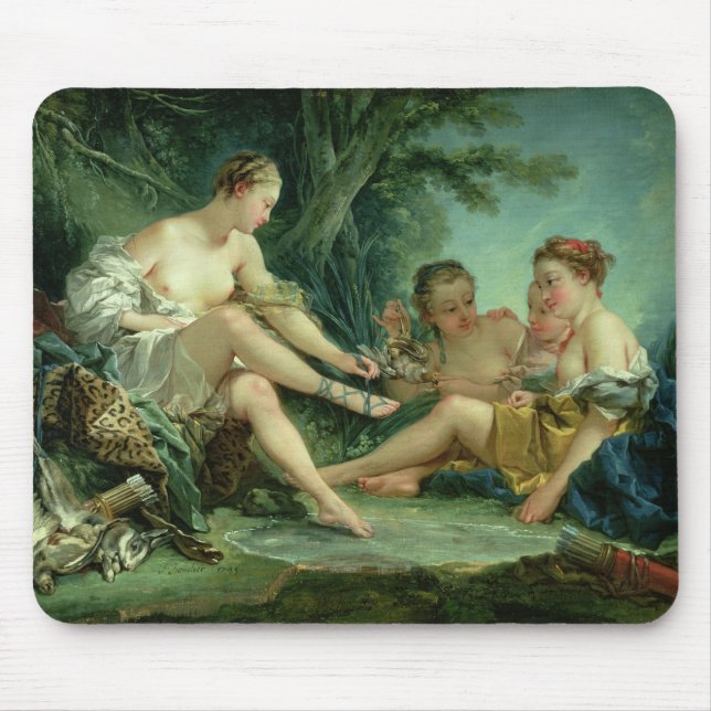 Diana after the Hunt, 1745 Mouse Pad (Front)