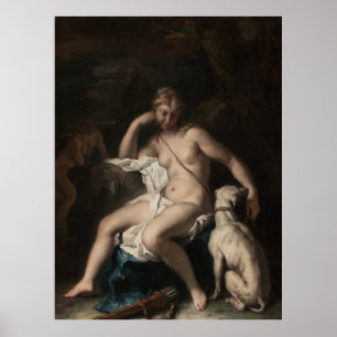 Diana and Her Dog Poster