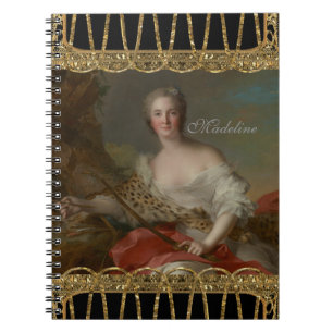 Diana Fine Art Girly Monogram Notebook