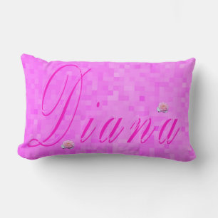 Diana Girls Name Logo, Lumbar Cushion