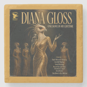 Diana Gloss: a Parody Stone Coaster