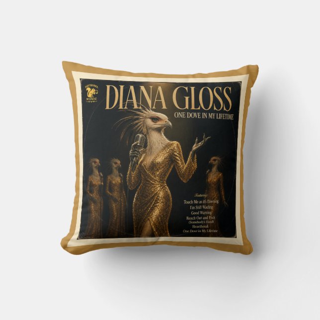 Diana Gloss Album: a Parody Cushion (Front)