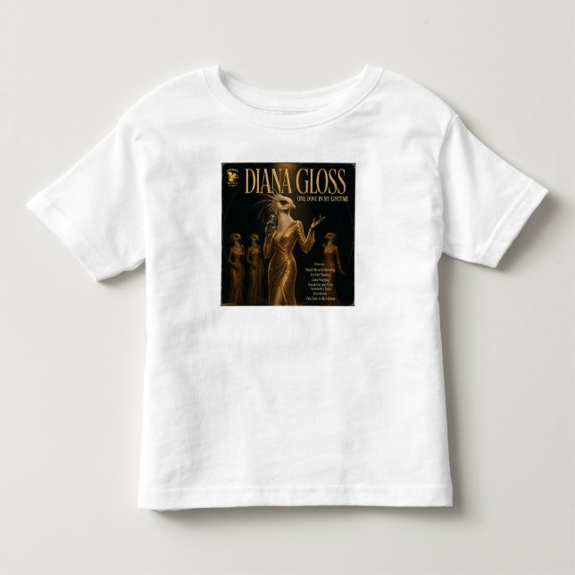 Diana Gloss Album: a Parody Toddler T-Shirt (Front)