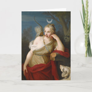 Diana, Goddess of the Hunt Pietro Rotari Card