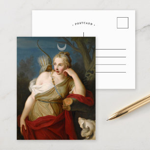 Diana, Goddess of the Hunt Pietro Rotari Postcard