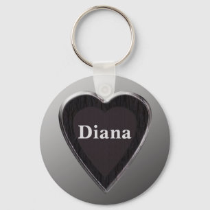 Diana Heart Keychain by 369MyName