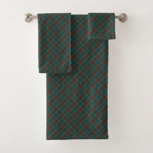 Diana Hunting Fashion Princess Tartan Plaid Bath Towel Set
