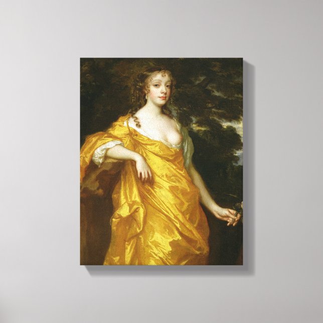 Diana Kirke, Later Countess of Oxford, c.1665-70 ( Canvas Print (Front)