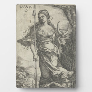 Diana Luna Vintage Illustration Plaque