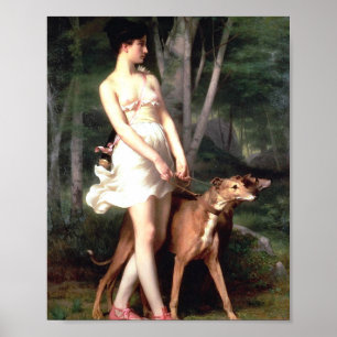 Diana The Huntress By Gaston Casimir Saint Pierre Poster