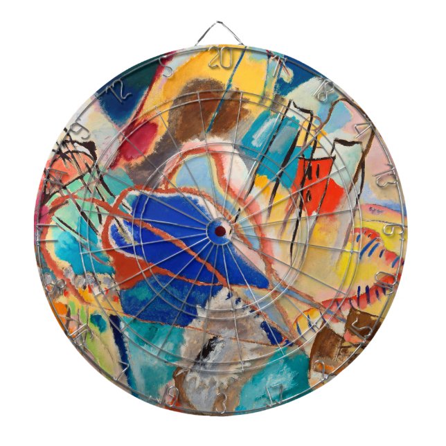Diana Vasily Kandinsky improvisación Dartboard (Front)