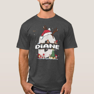 Diane Christmasw Diane Name for funny Xmas T-Shirt