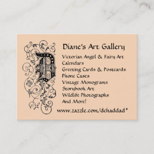 Diane's Art Gallery Business Card