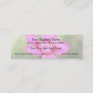 Dianthus Deltoides Flowers - Close Up Mini Business Card