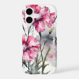 Dianthus - Watercolor flowers