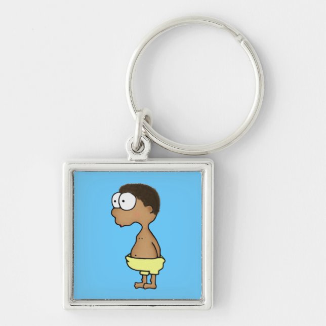 Diaper Boy Key Ring (Front)