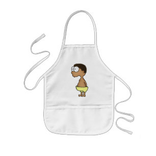 Diaper Boy Kids Apron