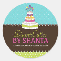 Diaper Cake Stickers