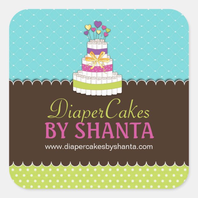 Diaper Cake Stickers (Front)