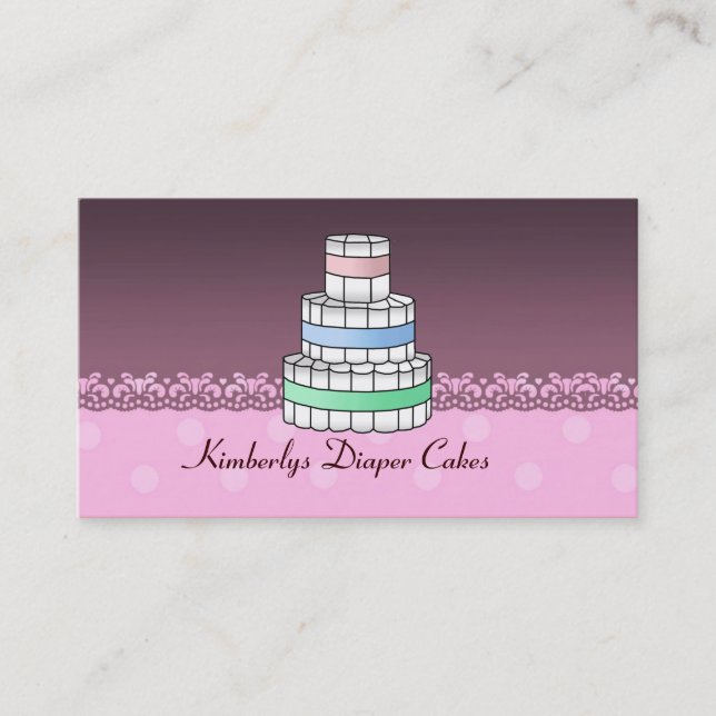Diaper Cakes Business Cards (Front)