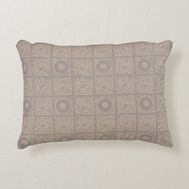 Diaper design for wallpaper, 1883 decorative cushion (Front)
