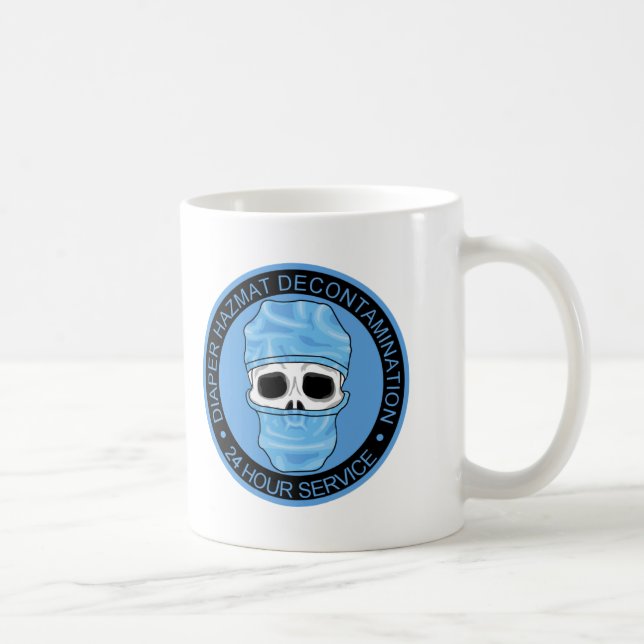 Diaper Hazmat Decontamination Coffee Mug (Right)