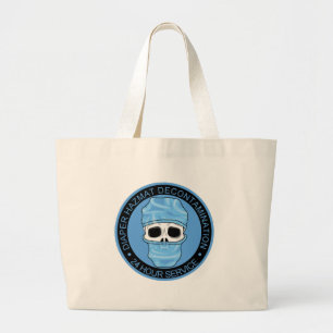 Diaper Hazmat Decontamination Large Tote Bag