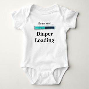 Diaper Loading Baby Bodysuit