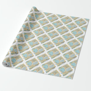 Diaper New Baby Wrapping Paper