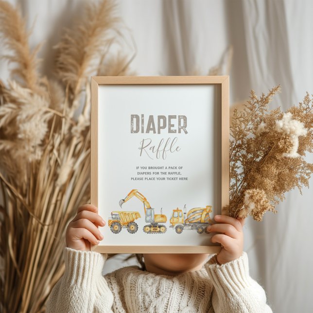 Diaper Raffle Baby Shower Sign (Creator Uploaded)