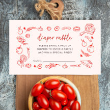 Diaper Raffle | Mamma Mia Italian Baby Shower