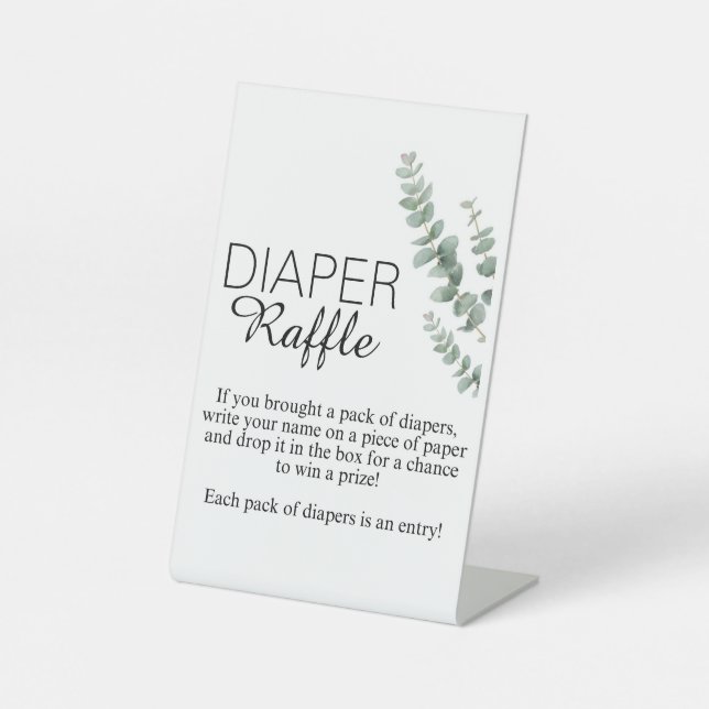 Diaper Raffle Sign (Front)