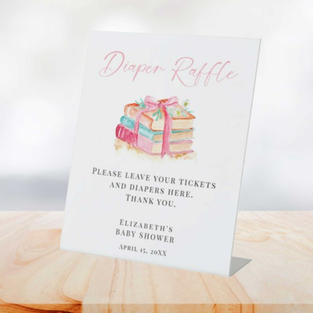 Diaper Raffle Sign New Chapter Begins Baby Shower (Creator Uploaded)