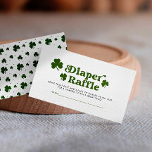 Diaper Raffle St. Patrick's Day Baby Shower